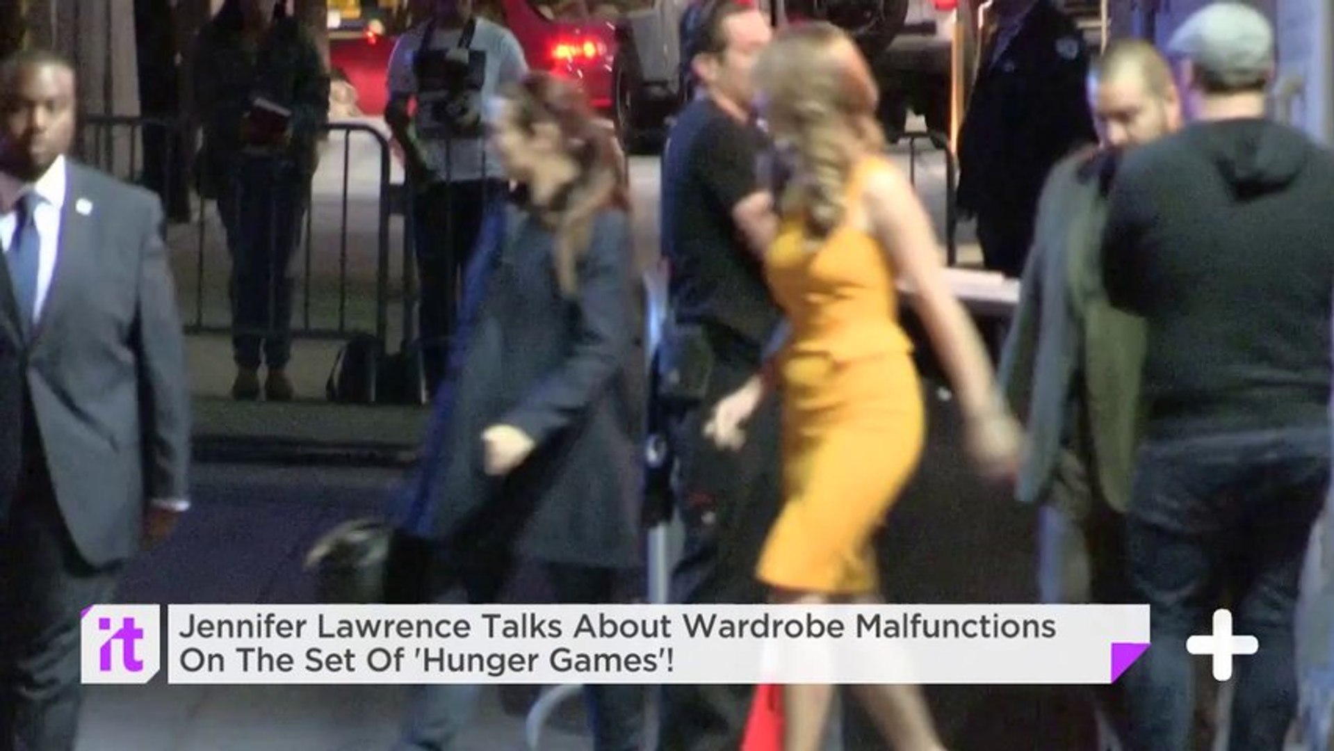 Jennifer Lawrence Talks About Wardrobe Malfunctions On The Set Of