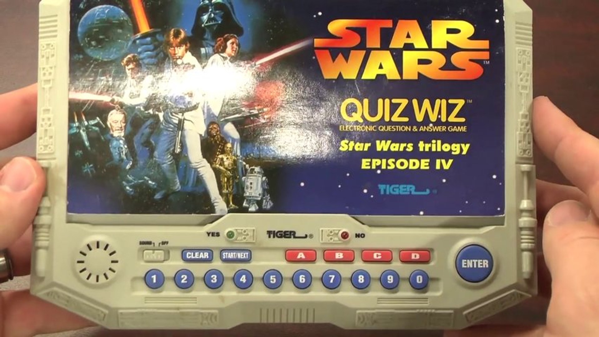 1997 Tiger Electronics Quiz Wiz Star Wars Electronic Question Game Toy 8 for sale online 