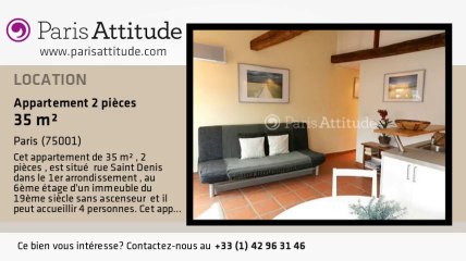 Appartement 1 Chambre à louer - Châtelet, Paris - Ref. 1583
