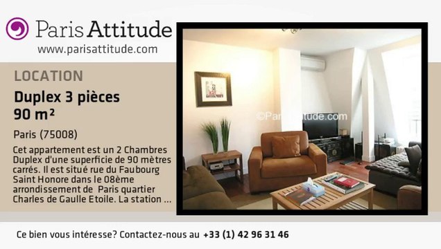 Duplex 2 Chambres à louer - Arc de Triomphe, Paris - Ref. 3191