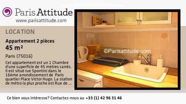 Appartement 1 Chambre à louer - Rue de la Pompe, Paris - Ref. 1120