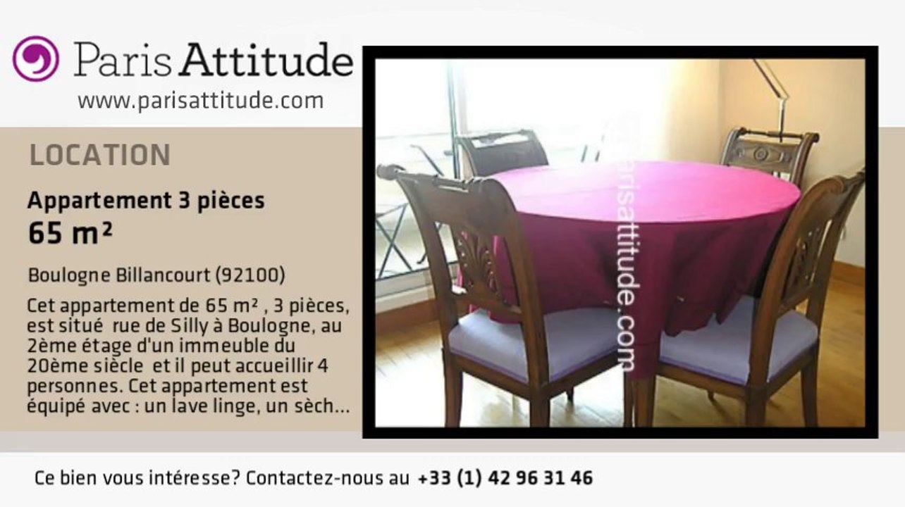 Appartement 2 Chambres à louer - Boulogne Billancourt, Boulogne Billancourt - Ref. 5979