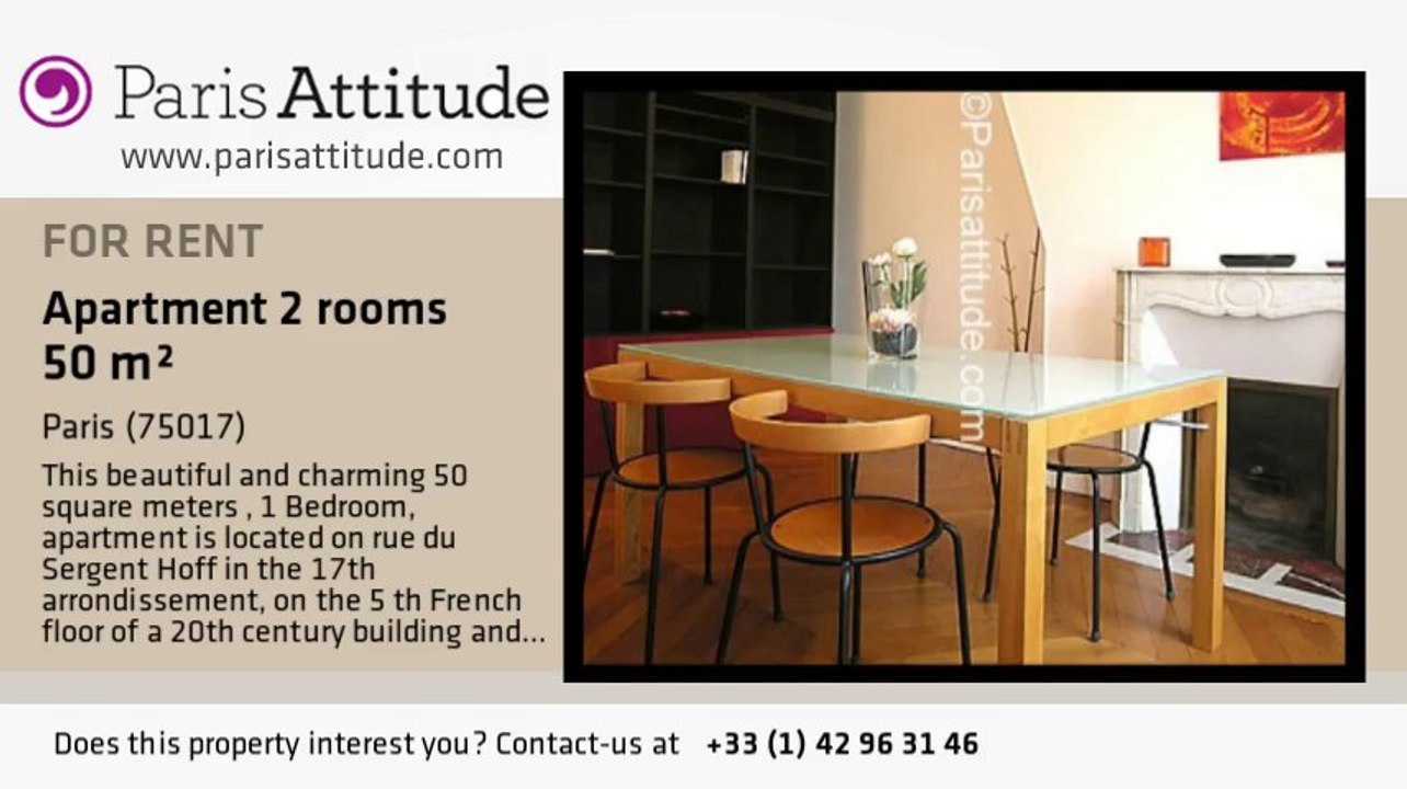 1 Bedroom Apartment for rent - Pereire, Paris - Ref. 5882