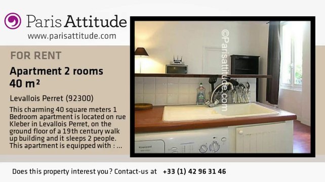 1 Bedroom Apartment for rent - Levallois Perret, Levallois Perret - Ref. 3554