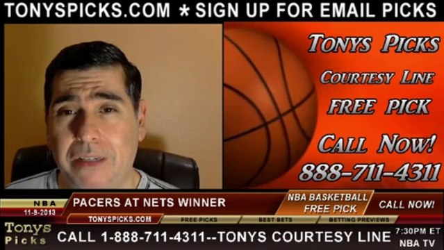 Brooklyn Nets vs. Indiana Pacers Pick Prediction NBA Pro Basketball Odds Preview 11-9-2013