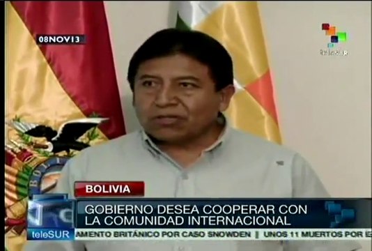 Bolivia desea cooperar en solución de conflictos internacionales