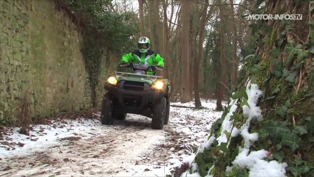 Essai quad Kawasaki KVF 750 EPS