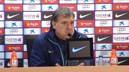 Martino hace autocrítica: el juego del Barça puede mejorar
