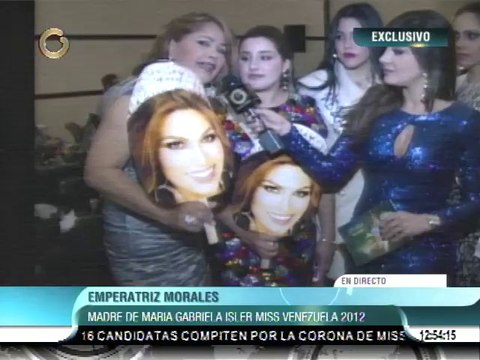 Madre de Miss Venezuela 2012: Todos somos Venezuela a través de María Gabriela Isler