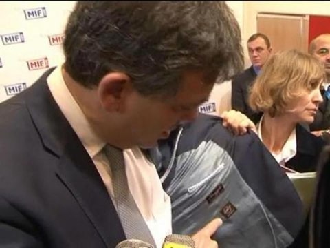 Arnaud Montebourg en visite au Salon du Made in France - 09/11
