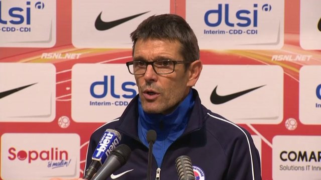 Conférence de presse AS Nancy-Lorraine - Châteauroux (2-0) : Pablo CORREA (ASNL) - Jean-Louis GARCIA (LBC) - 2013/2014