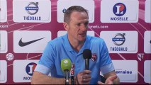 Conférence de presse FC Metz - Dijon FCO (2-0) : Albert CARTIER (FCM) - Olivier DALL'OGLIO (DFCO) - 2013/2014