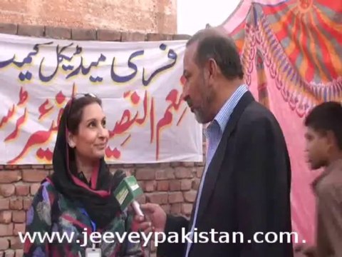 Rubina Asif participated in Taba Foundation's Health Camp at Gohawa Village Lahore