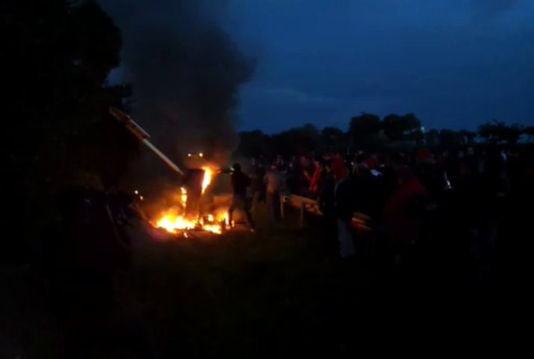 Jugon-les-Lacs. Radar incendié, rails de sécurité démontés
