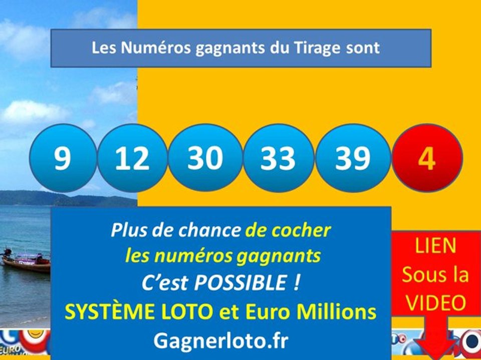 Résultat LOTO tirage samedi 9 novembre 9/11 resultat numero gagnant