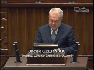 Jacek Czerniak - wystąpienie z 6 listopada 2013 r.