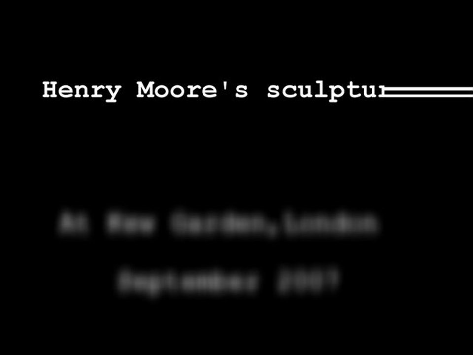 Henry Moore salute
