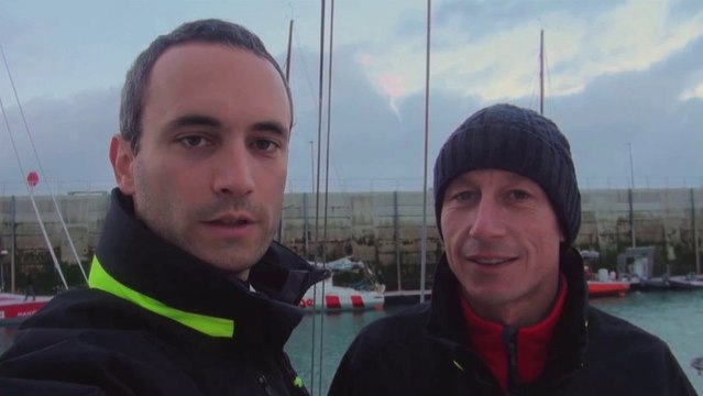 Escale à Roscoff - SNCF GEODIS (Class40) - Transat Jacques Vabre 2013