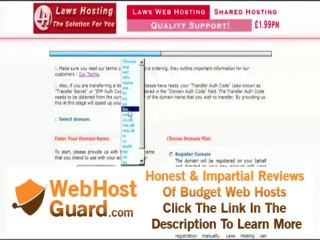 Laws Web Hosting: How To Sign Up