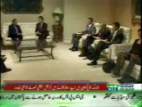 PTV News covering Danish Minister Mr. Christian Friis Bach's meeting with Finance Minister Ishaq Dar