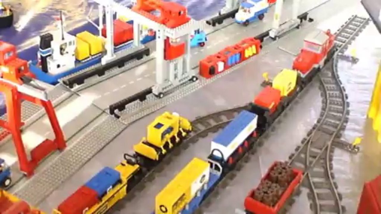 Le Port de Rouen et le Pont Flaubert en briques Lego (2)