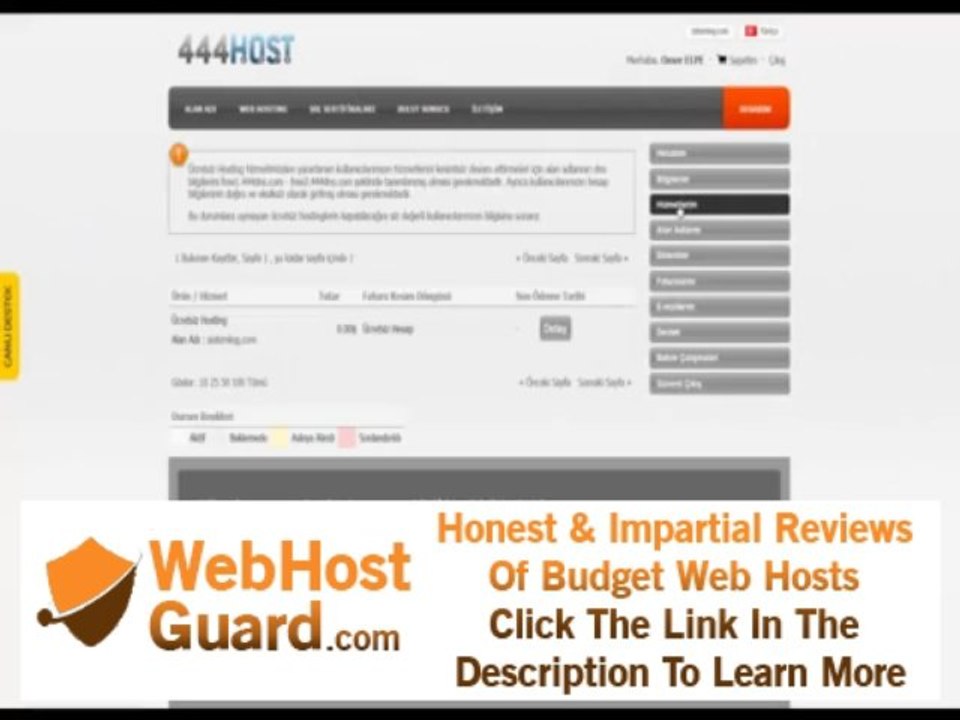 444HOST Ücretsiz Hosting Nasıl Alınır?