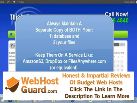 Backing Up WordPress Sites: Your Hosting Company Backups May NOT Be Good Enough!