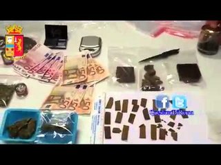 Roma - Spaccio di droga al Pigneto, due arresti (08.11.13)