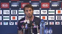 Planus face aux médias avant le match contre Nantes