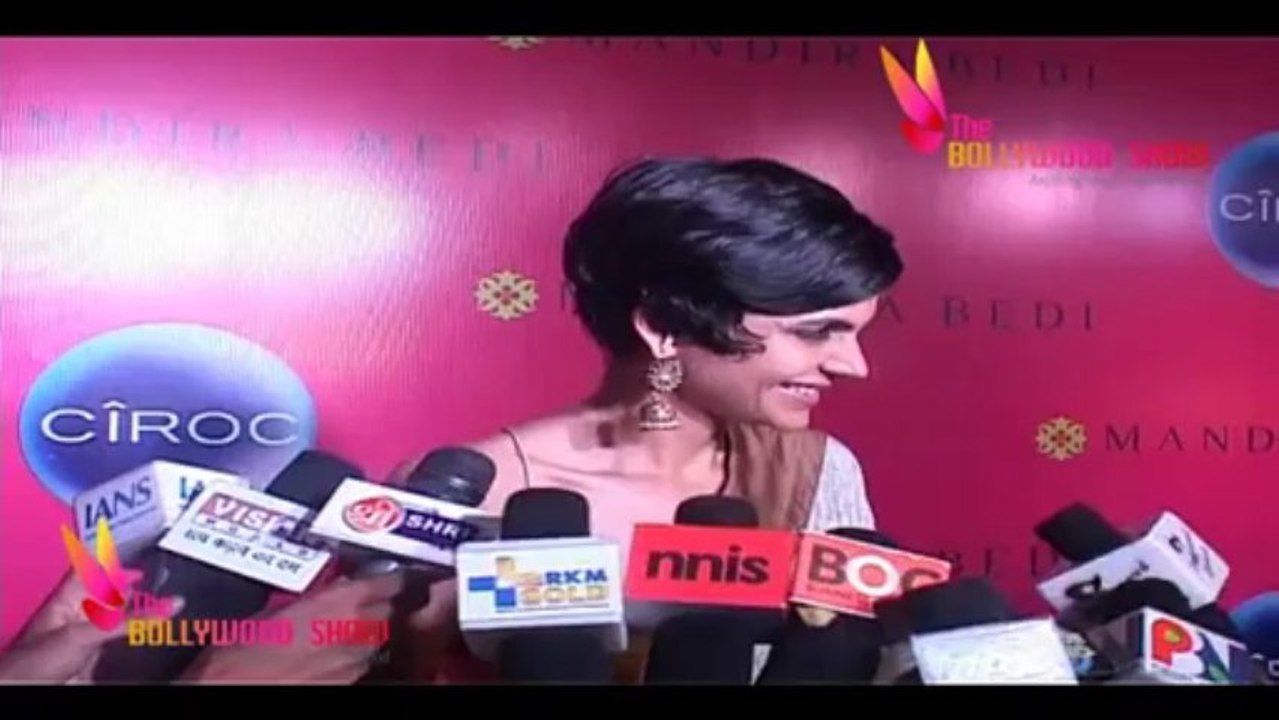 Mandira Bedi Launch New Saree Design Collections