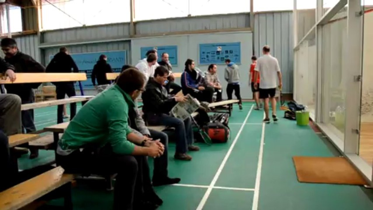 MATCH N1 SQUASH TSBV CRETIEL  MATCH 2 steph fin de jeu