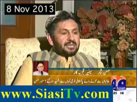 Hassan Nisaar blasts on Molana Fazal-ur-rehman and Munawar hassan