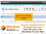 Web Hosting Domain Hosting How to manage Banners