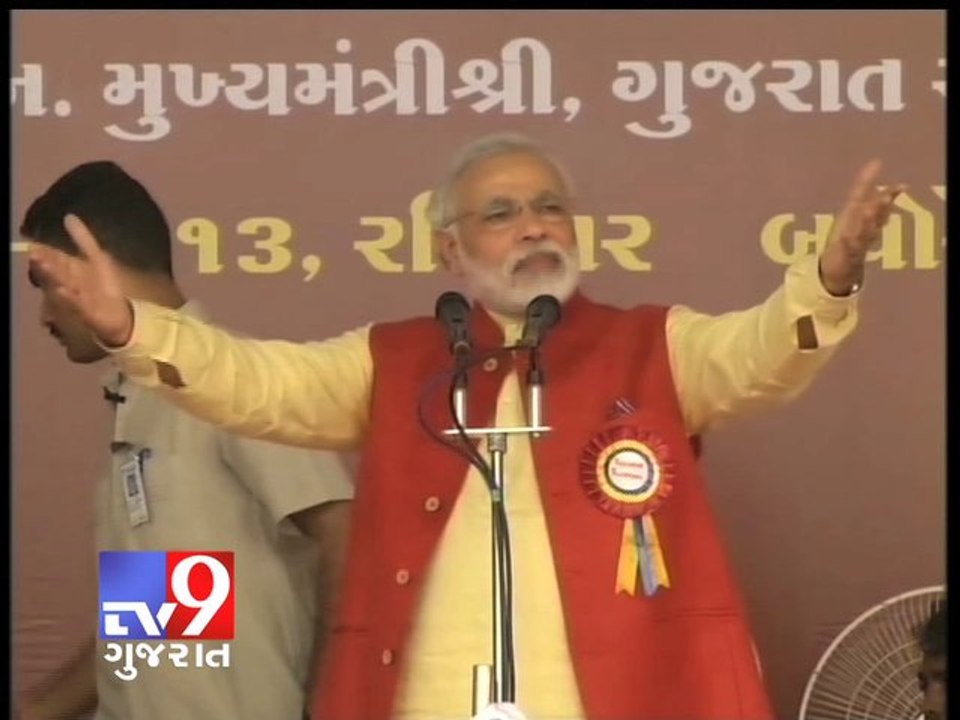 Live : Narendra Modi Speech in kheda : Tv9 Gujarat