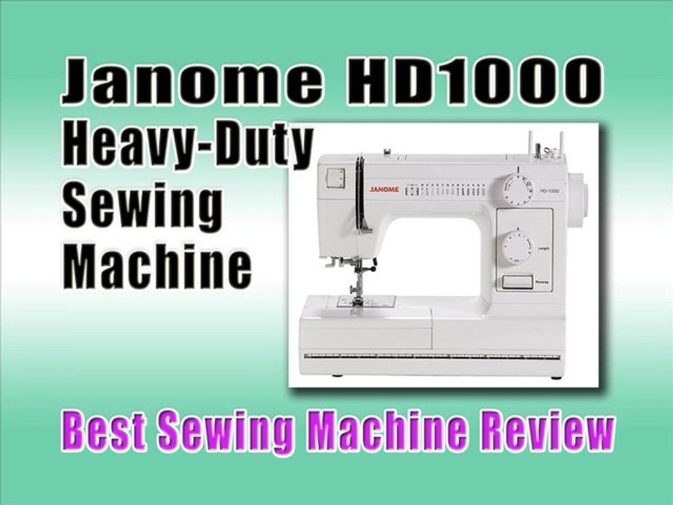 Janome HD1000 Heavy-Duty Sewing Machine with 14 Built-In Stitches