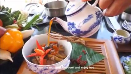 [La Residence Hotel & Spa] Making Herbal Stewed Duck with Chef An