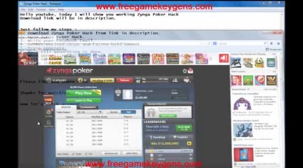 Zynga Poker ¤ Hack Cheat FREE DOWNLOAD