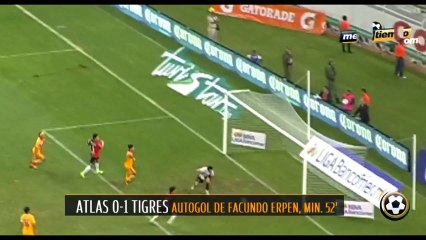 Con un autogol, Tigres alcanzó su boleto a la Liguilla