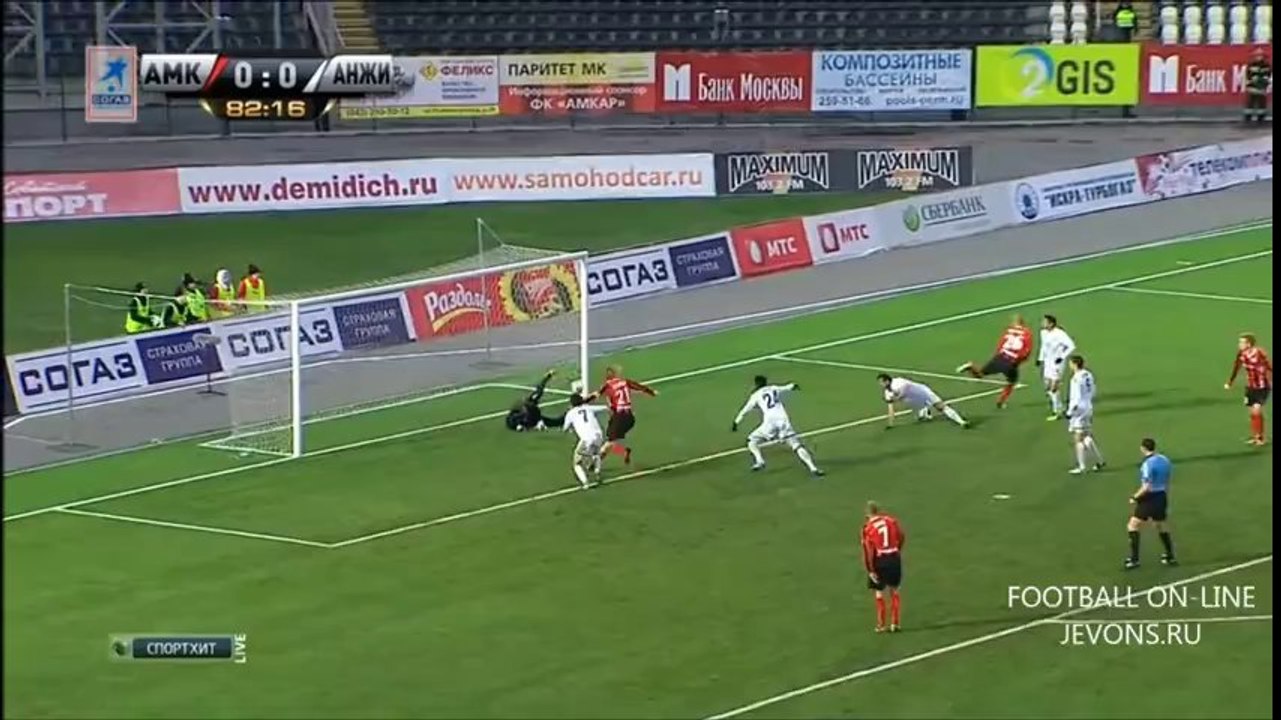 Амкар - Анжи обзор матча 10.11.2013_0