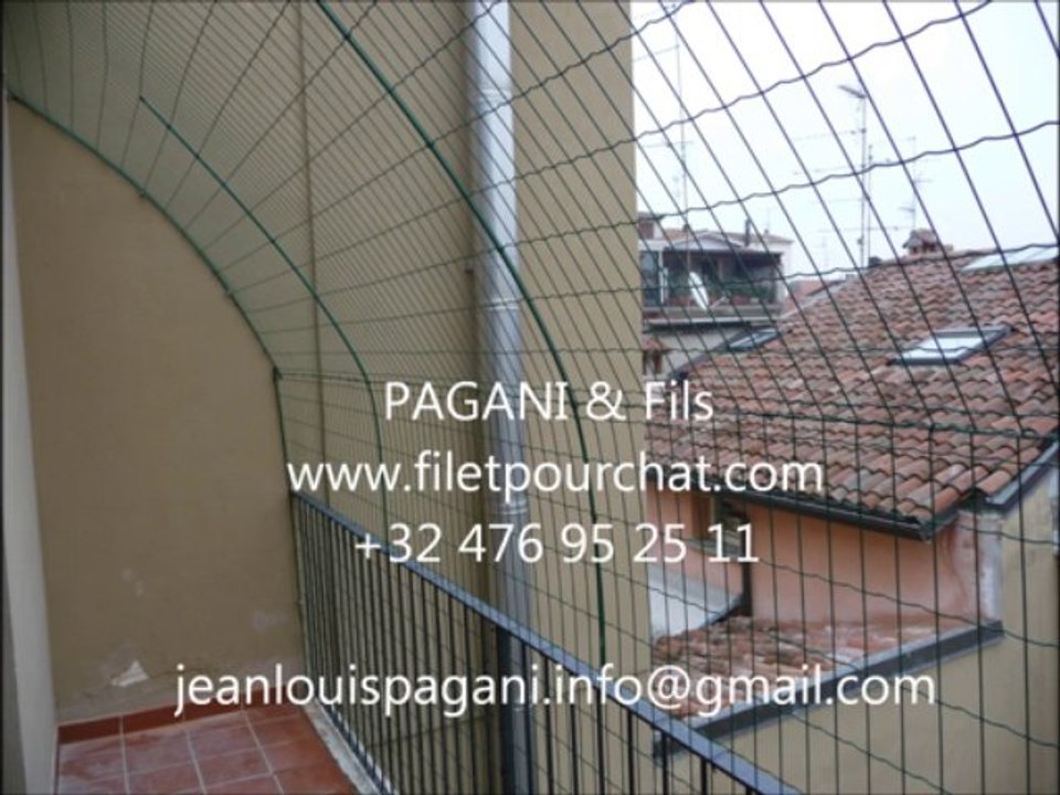Filet pour chat de securité sur mesure