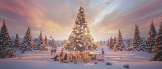 L'Ours et le Lièvre - Dessin animé & pub de noël trop mignonne!!