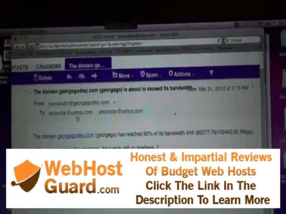 web hosting ripoff bandwidth overcharging sat 30 mar 2013 George Godley Tenerife Canary islands