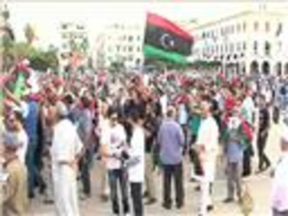 مظاهرة بليبيا ضد التمديد للمؤتمر الوطني العام