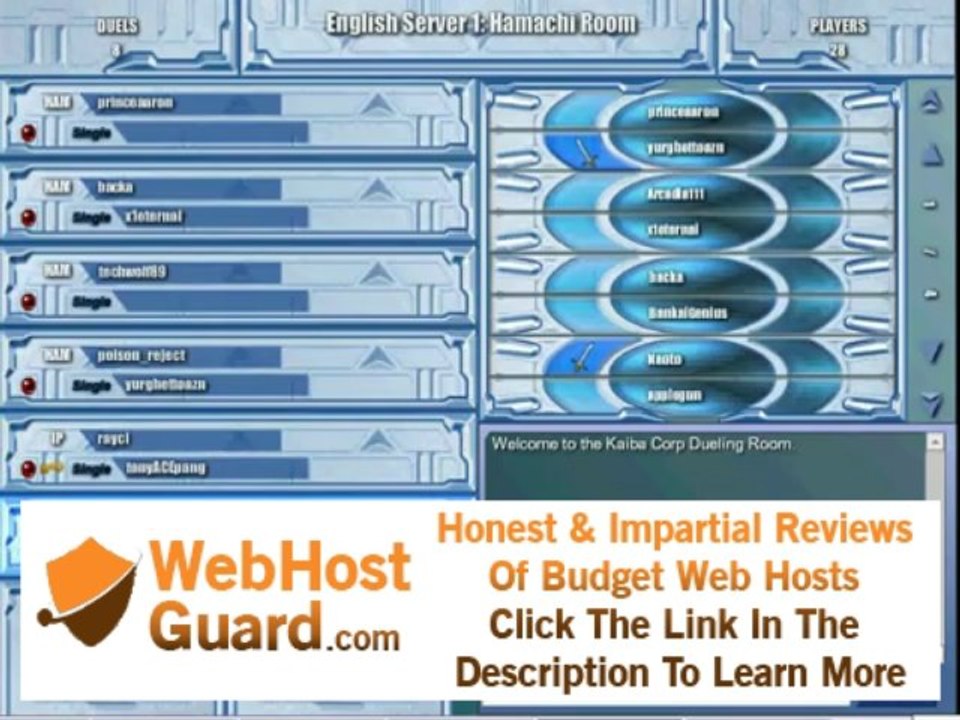 KCVDS Tutorial: Hosting a Duel with Hamachi