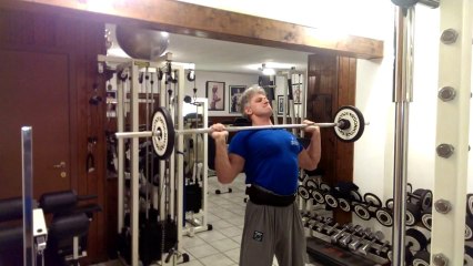 SPALLE LENTO AVANTI IN PIEDI CON BILANCIERE DI ROBERTO EUSEBIO