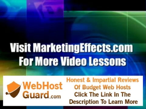 Internet Marketing Lessons - Lesson #2 - Domain Names And Hosting