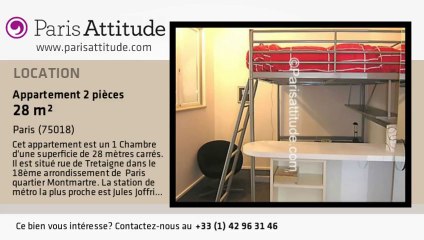 Appartement 1 Chambre à louer - Jules Joffrin - Mairie du 18ème, Paris - Ref. 3589