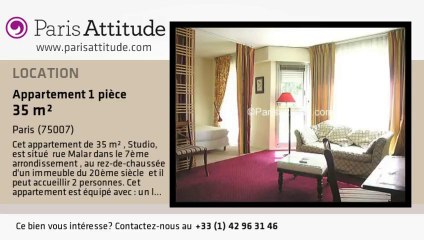 Appartement Studio à louer - Tour Eiffel, Paris - Ref. 7907