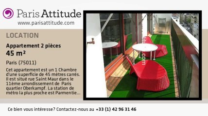 Appartement 1 Chambre à louer - Parmentier, Paris - Ref. 4426