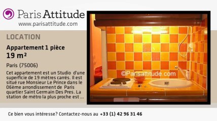 Appartement Studio à louer - Jardin du Luxembourg, Paris - Ref. 1053